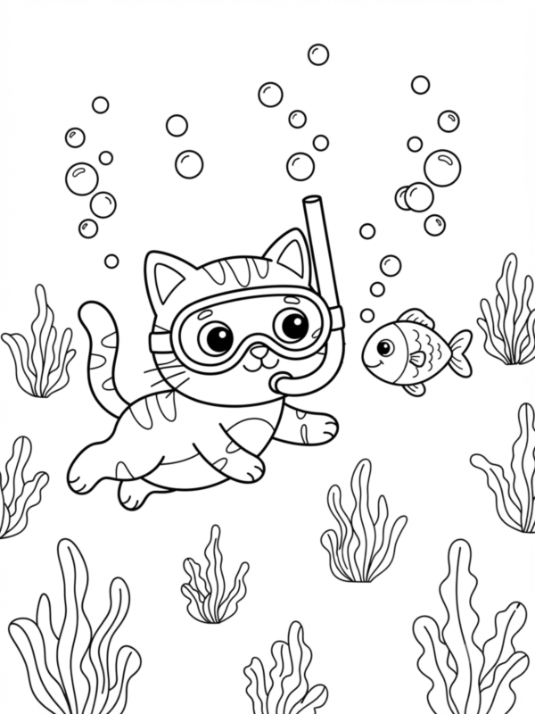 Underwater Cat