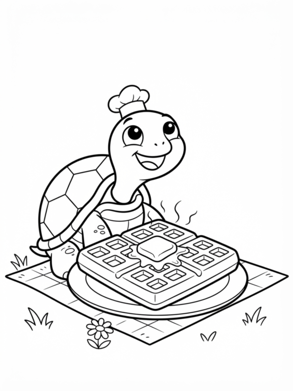 Waffle Breakfast Turtle