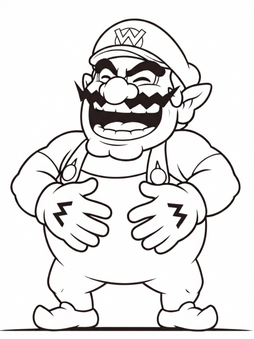 Wario’s Mischievous Grin