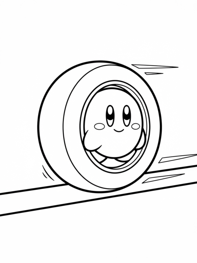 Wheel KirbyWheel Kirby