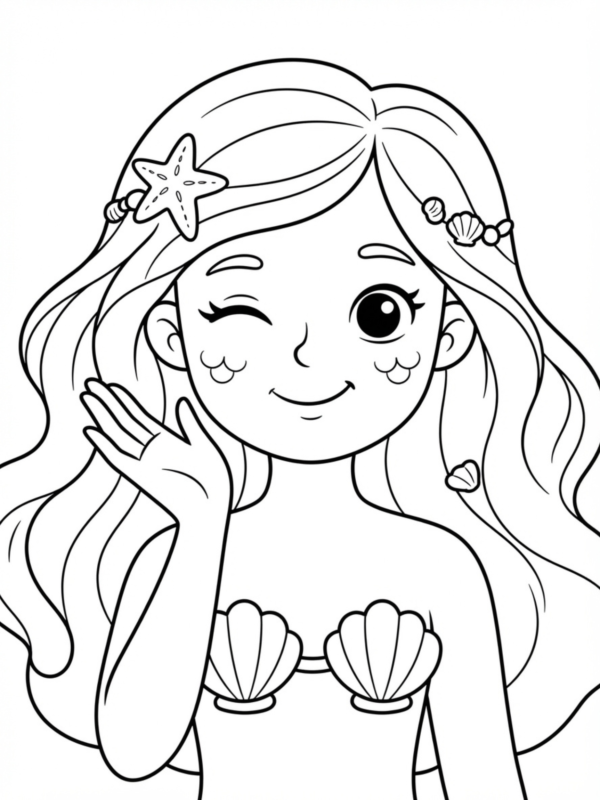 Winking Mermaid