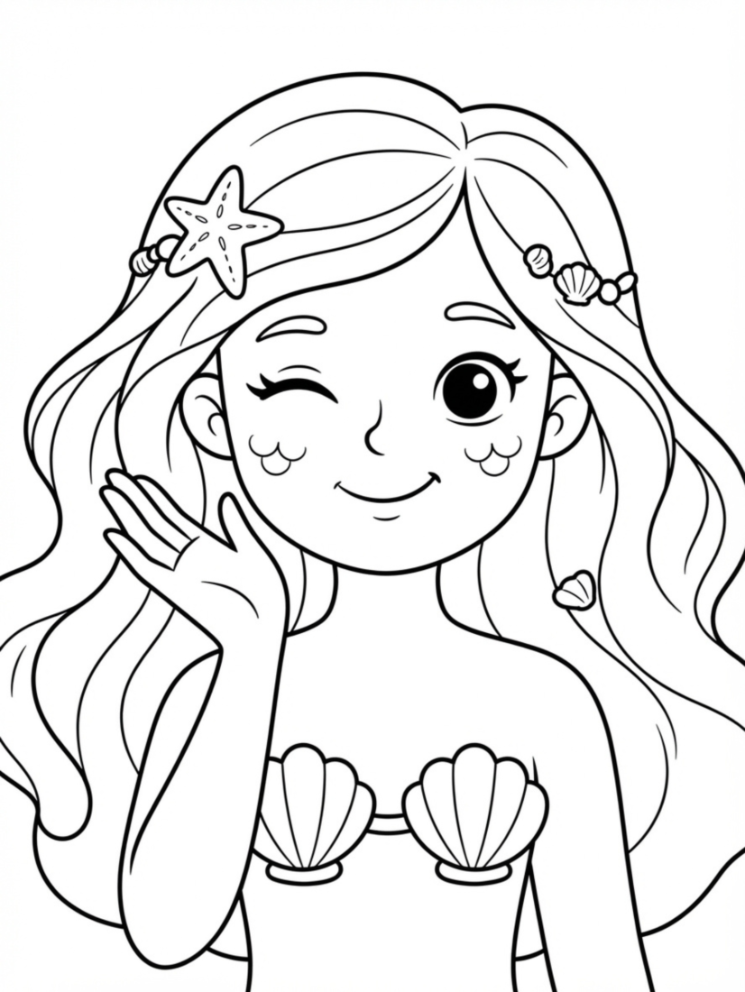 Winking Mermaid
