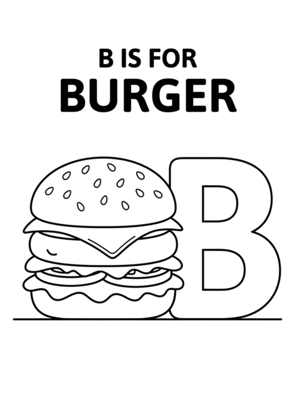 B is for Burger: