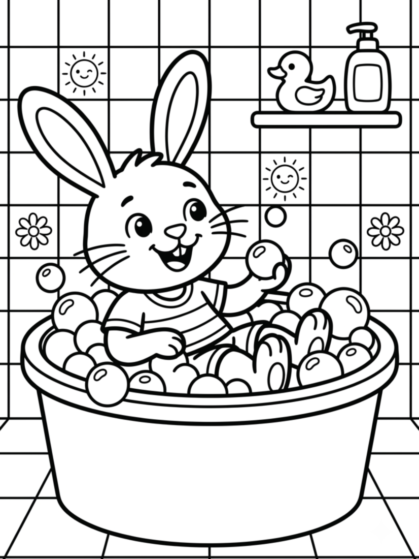 Bath Time Bunny