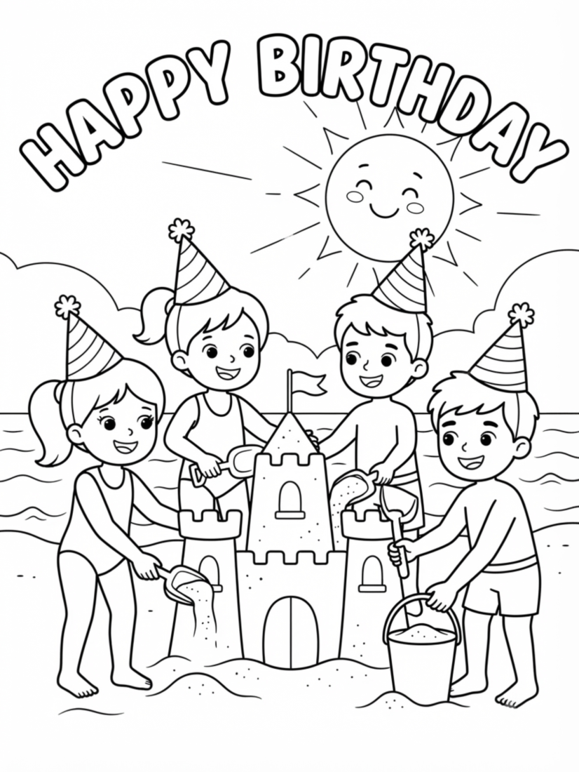 Birthday Beach Party