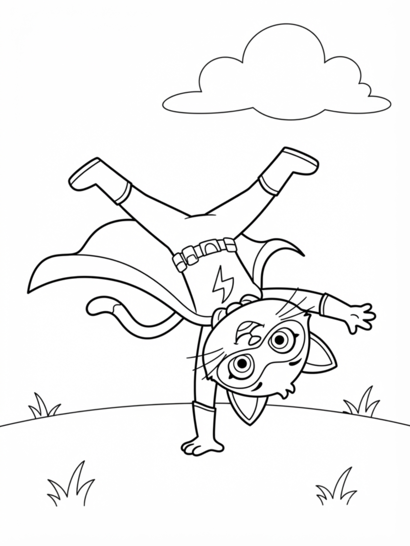 Bitsy Doing Cartwheels