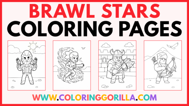 30+ Brawl Stars Coloring Pages (Free Printable PDFs)