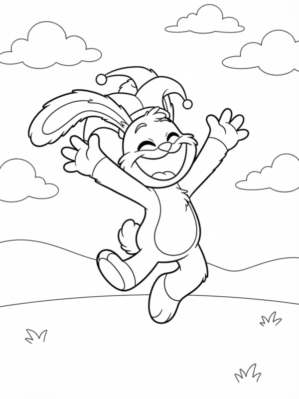 Bunzo Bunny Hopping Forward