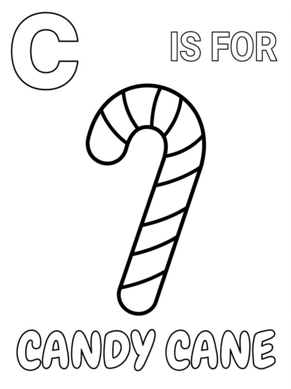 C is For Candy Cane