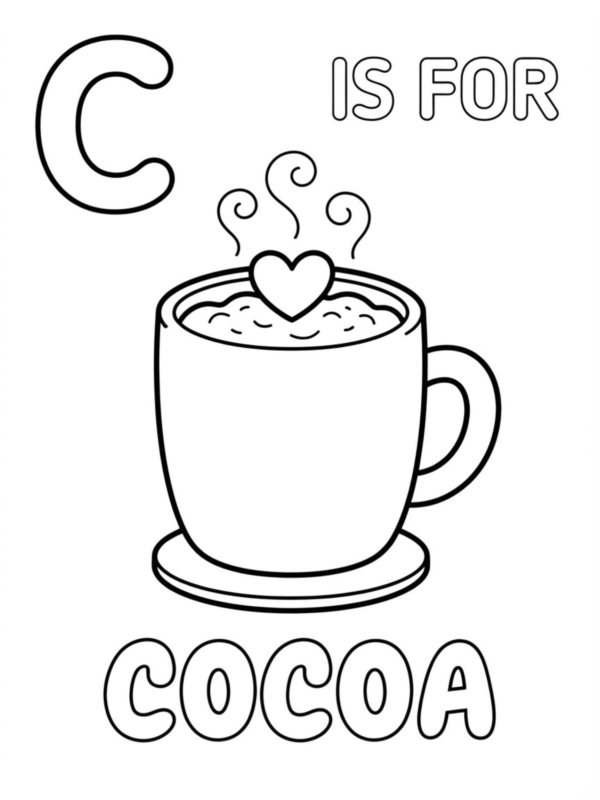 C is For Coffee Cup
