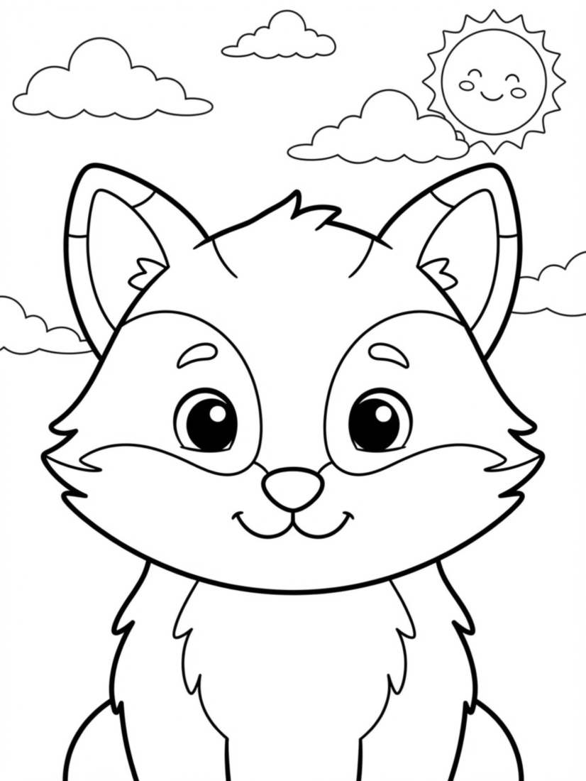 Curious Forest Fox Close-Up