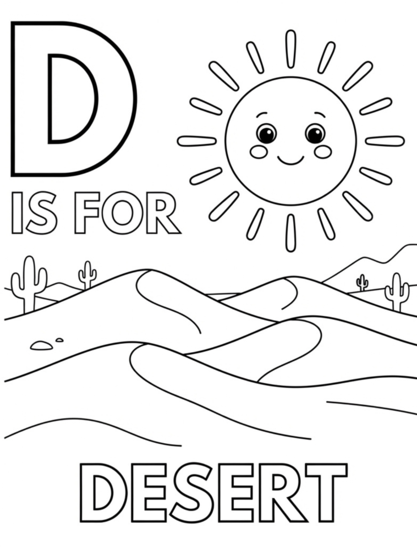 D is for Desert