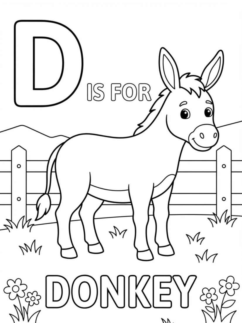 D is for Donkey