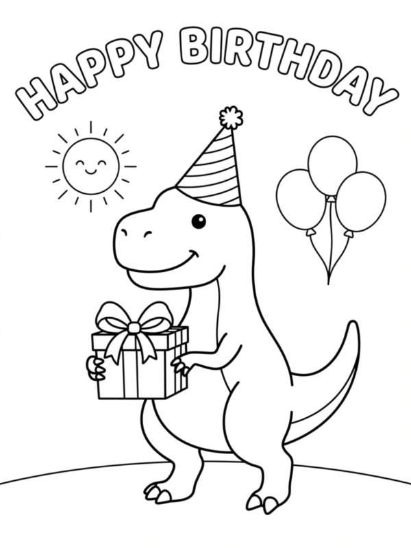 Dinosaur Party Hat Surprise