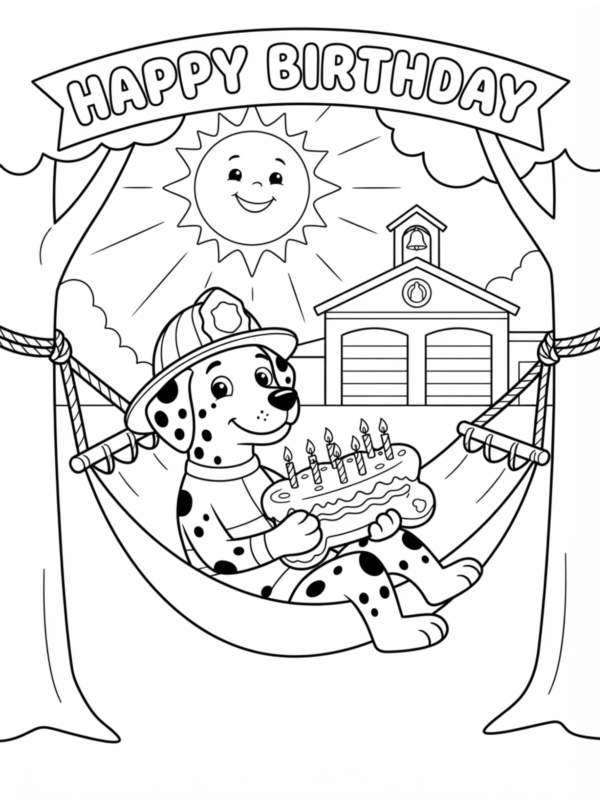 Fire Dog's Day Off