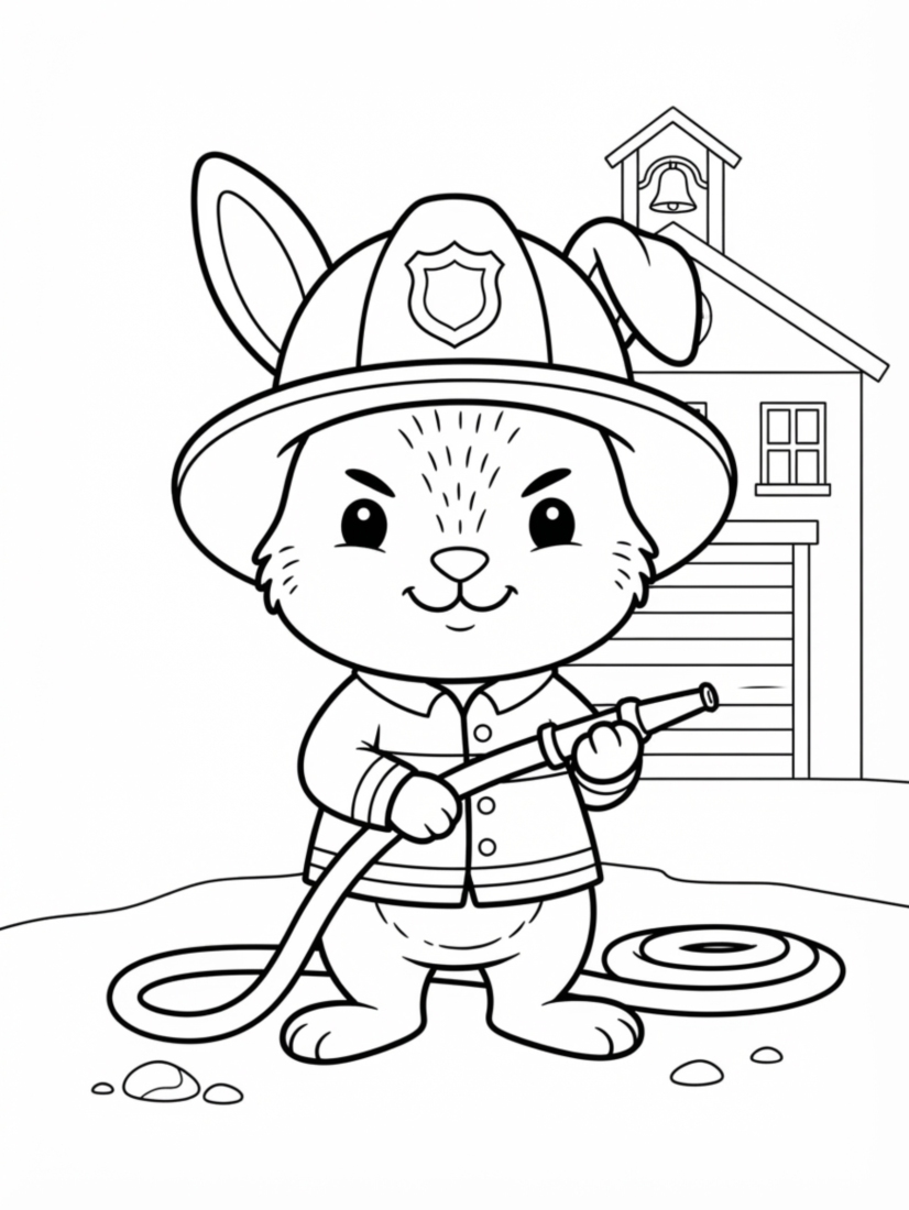 Firefighter Bunny