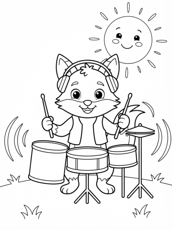 Fox Drummer