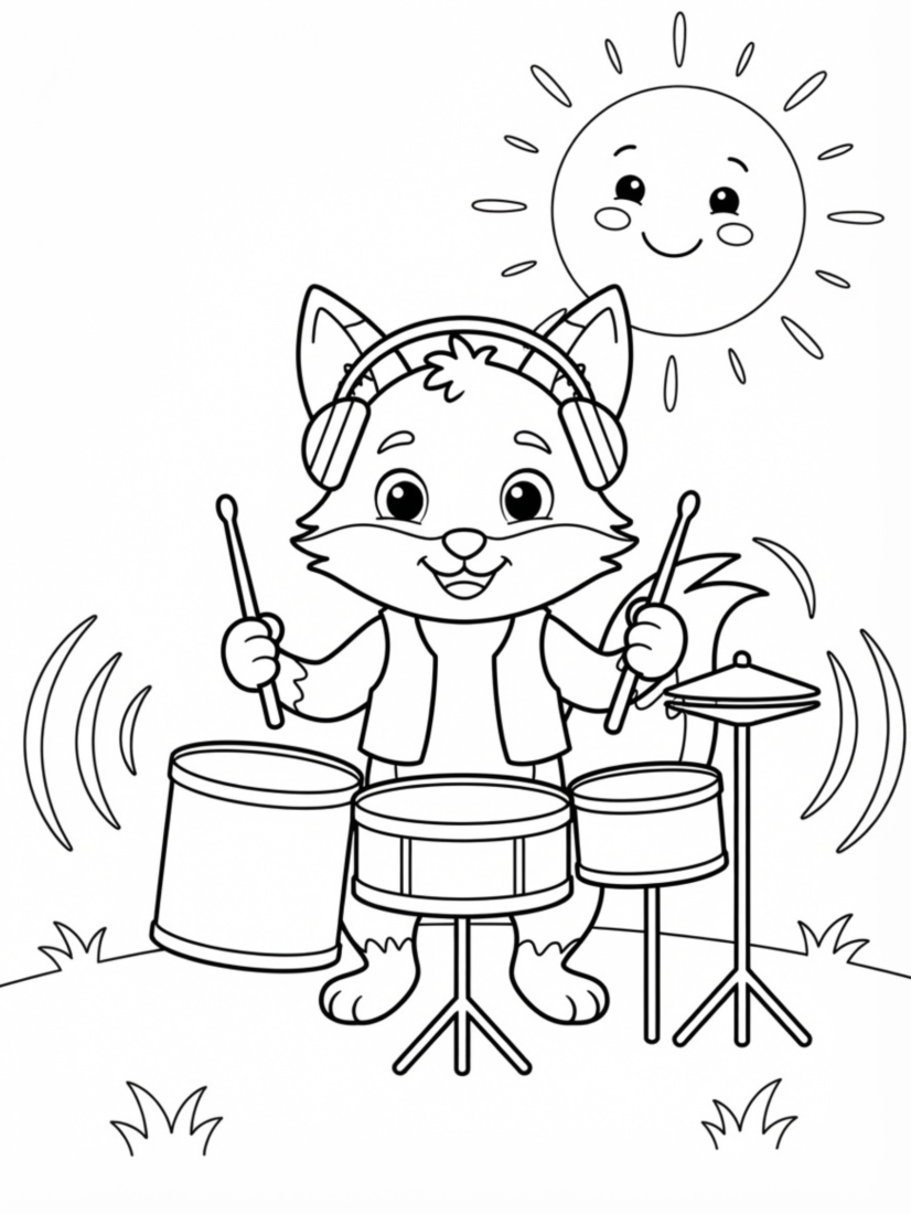 Fox Drummer