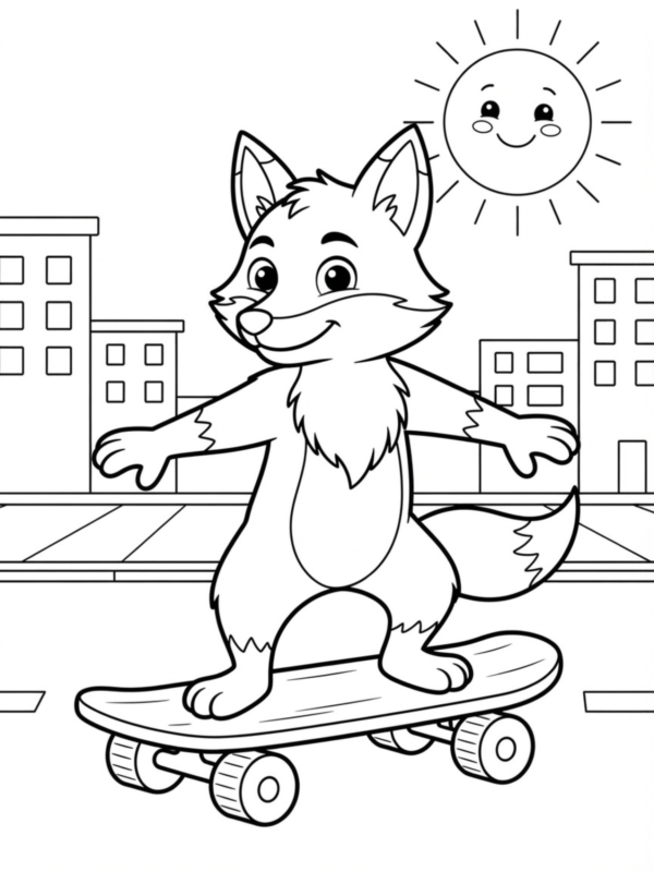 Fox Skateboarder