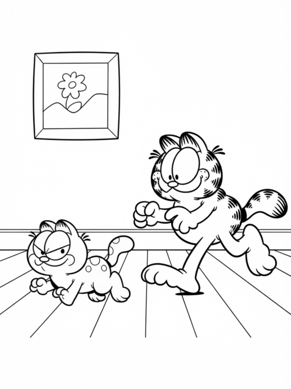 Garfield Chasing Nermal