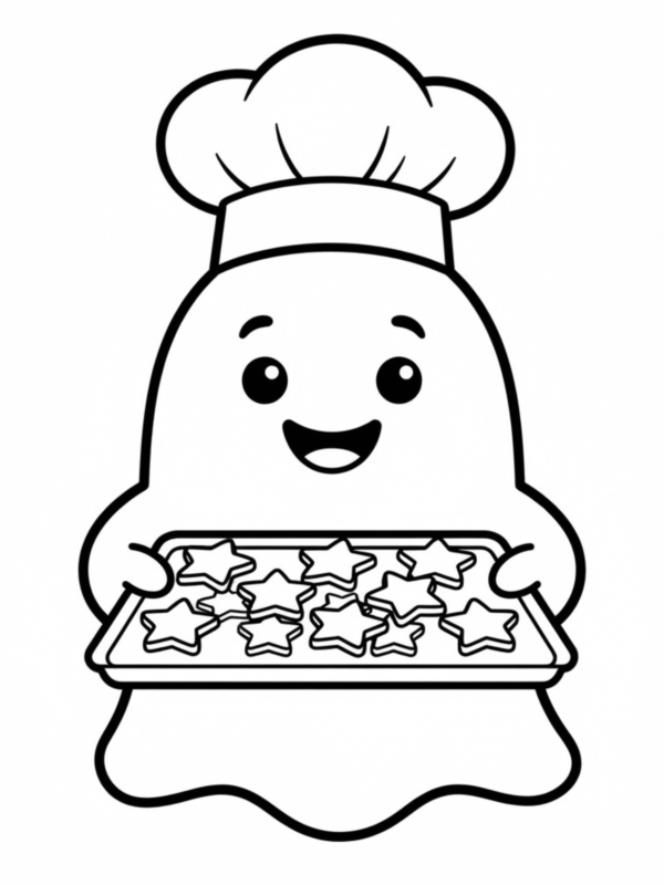 Ghost Baking Cookies