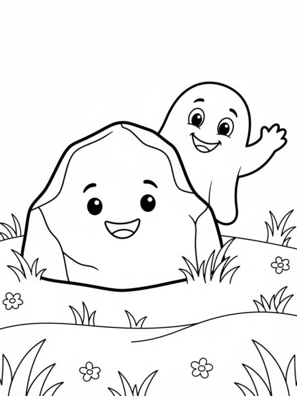 Ghost Playing Hide and Seek