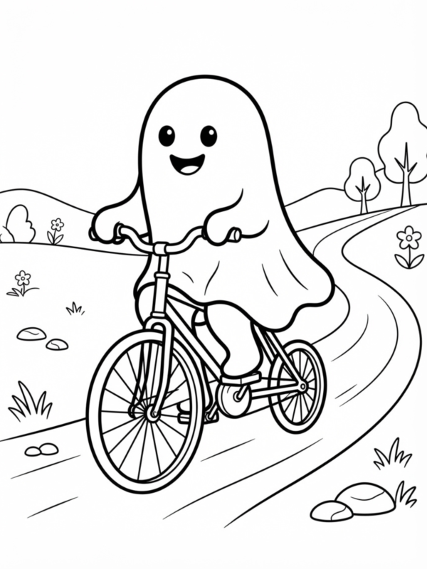 Ghost Riding a Bicycle