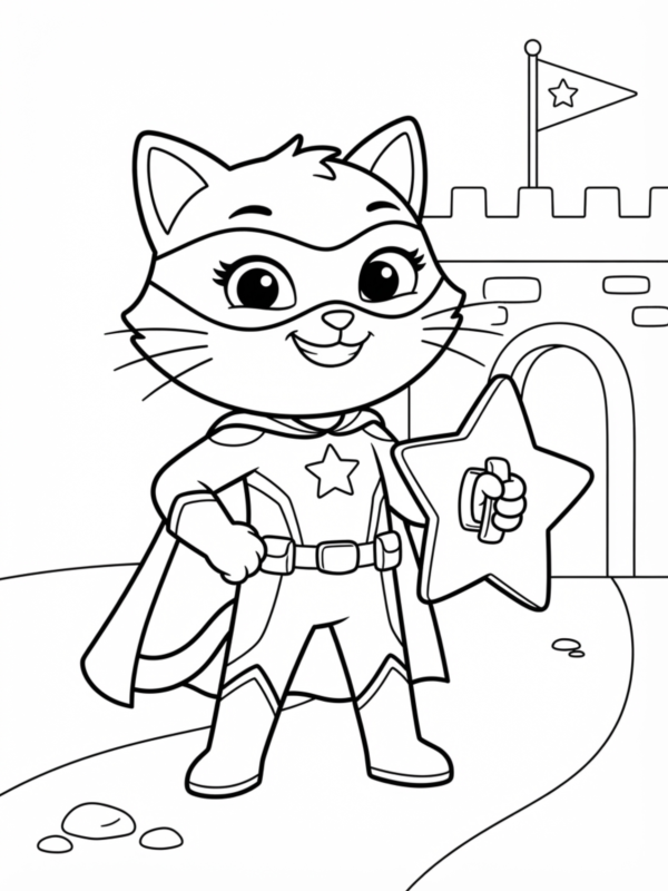 Ginny Holding a Shield