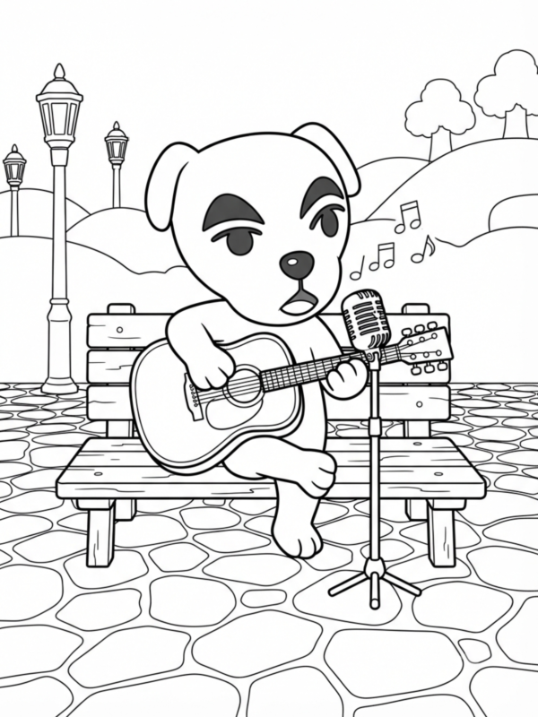 K.K. Slider Singing at the Plaza
