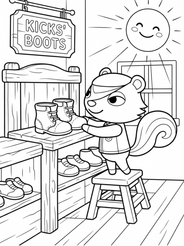 Kicks Arranging Shoes on Shelves