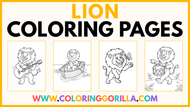 43 Lion Coloring Pages (Free Printable PDFs)