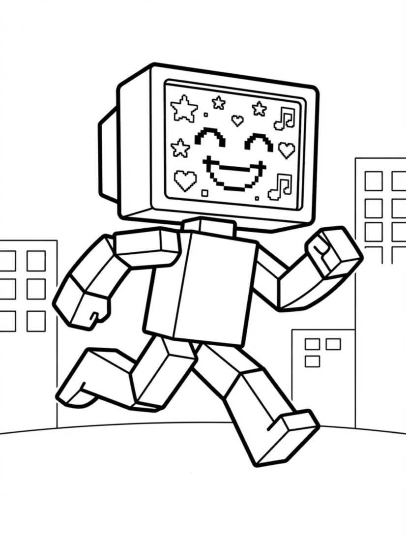 Mr. Fun Computer Glowing