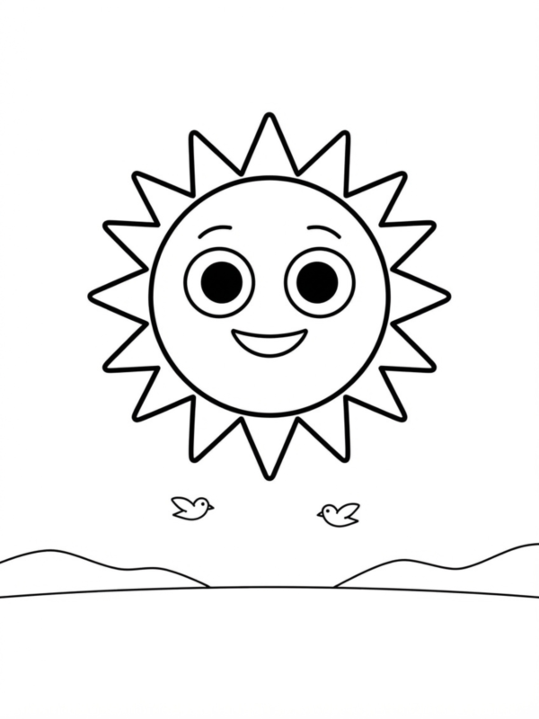 Mr. Sun Shining Brightly