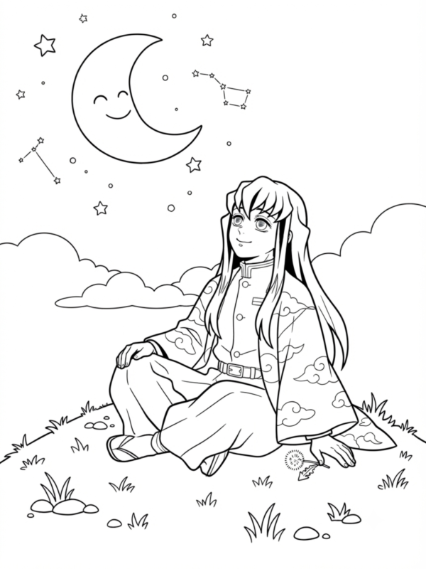 Muichiro Tokito Stargazing