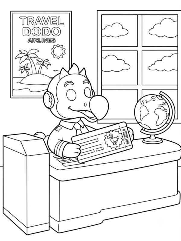 Orville Checking a Ticket