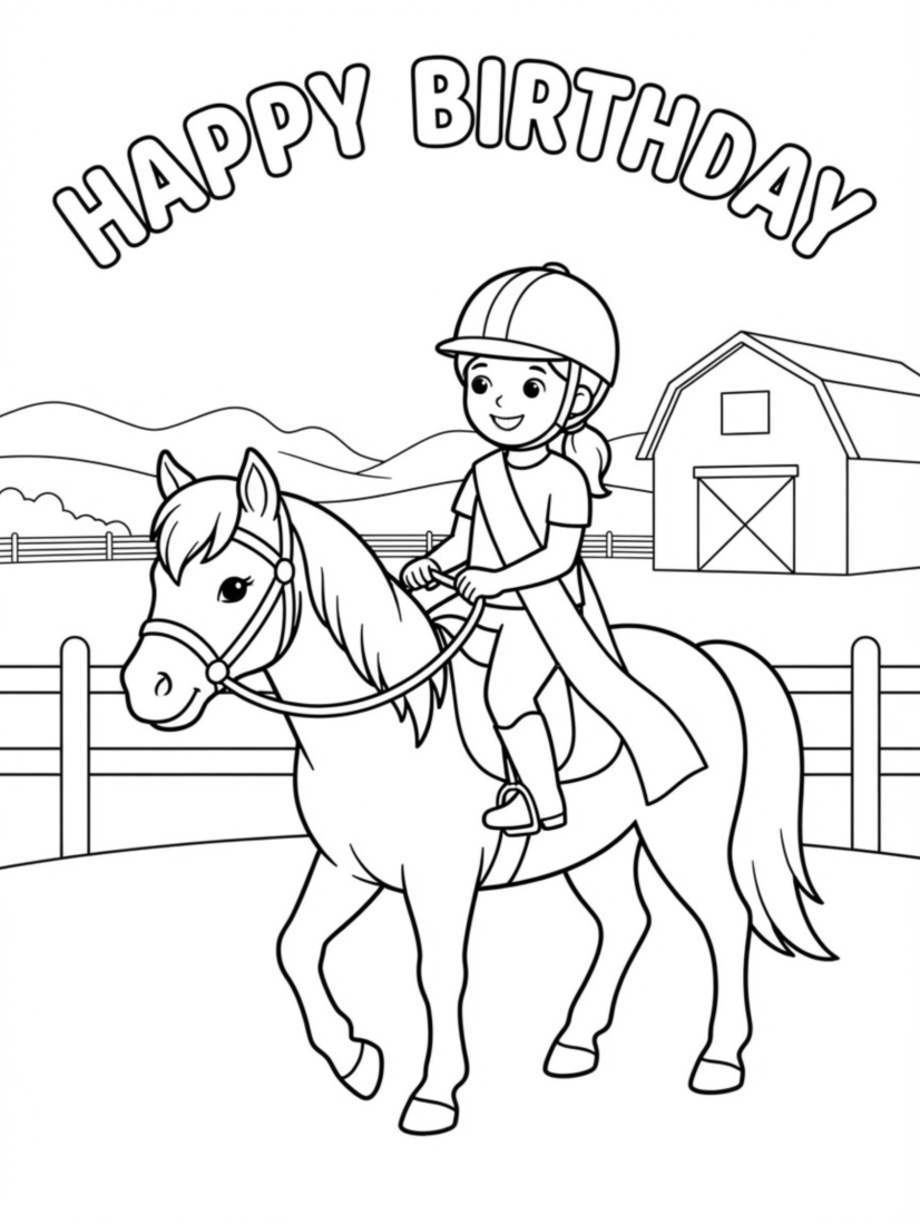 Pony Ride Birthday