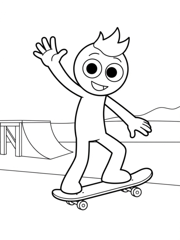 Raddy Doing Skateboard Tricks