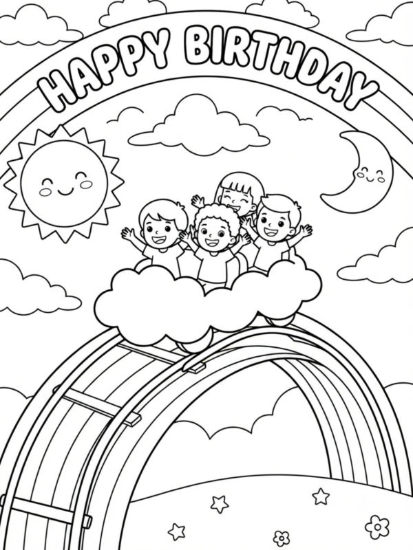 Rainbow Roller Coaster