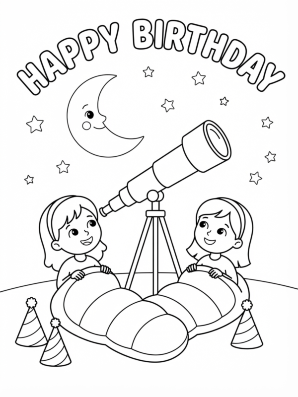 Sleepover Star Gazing