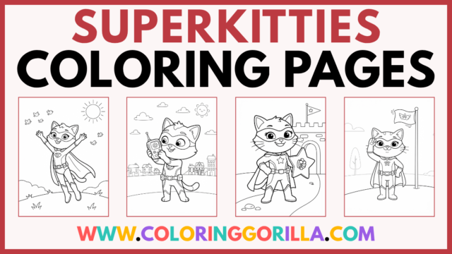45+ Superkitties Coloring Pages (Free Printable PDFs)