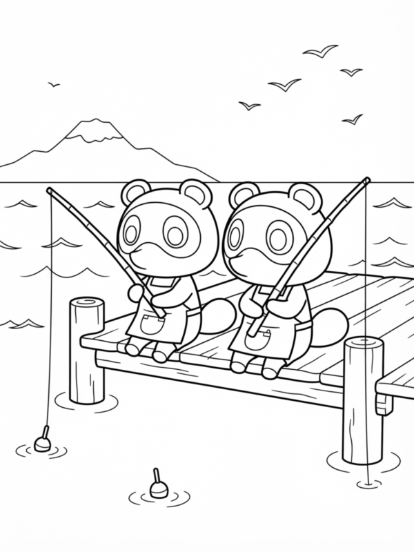 Timmy and Tommy Fishing