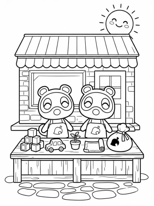 Timmy and Tommy at Nook's Cranny