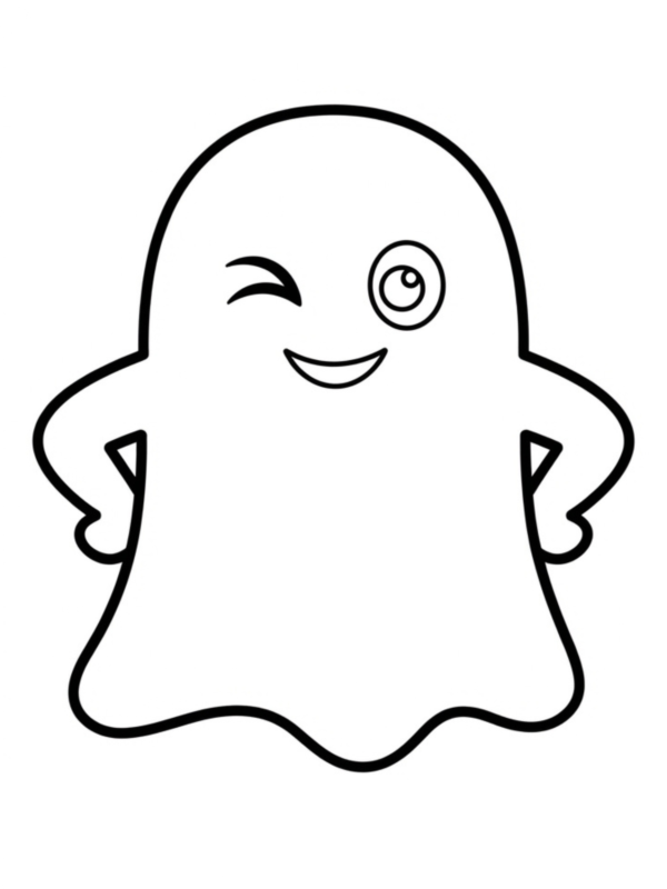 Winking Ghost Pose