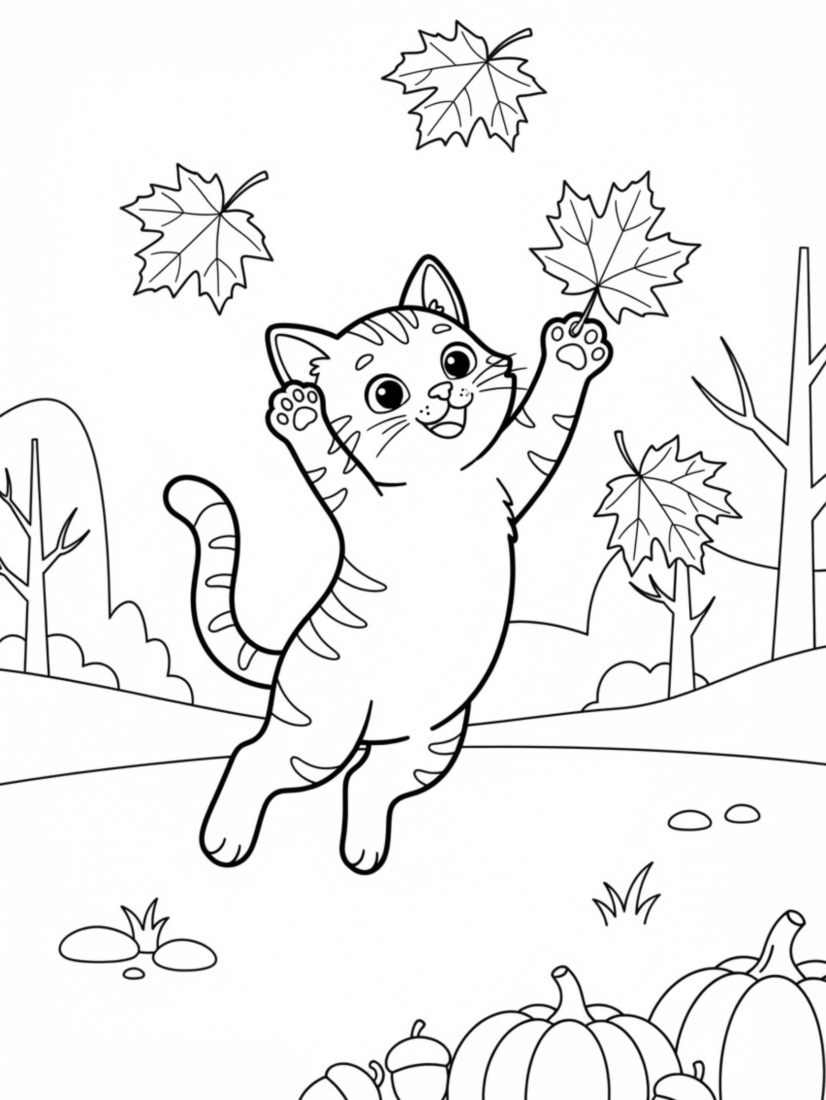 Autumn Leaf Swatting