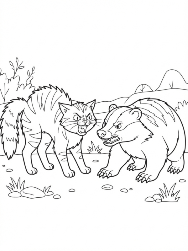Badger Battle Standoff