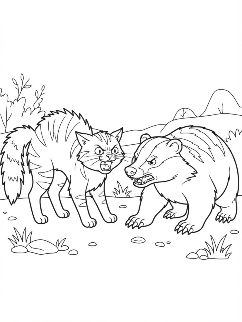Badger Battle Standoff