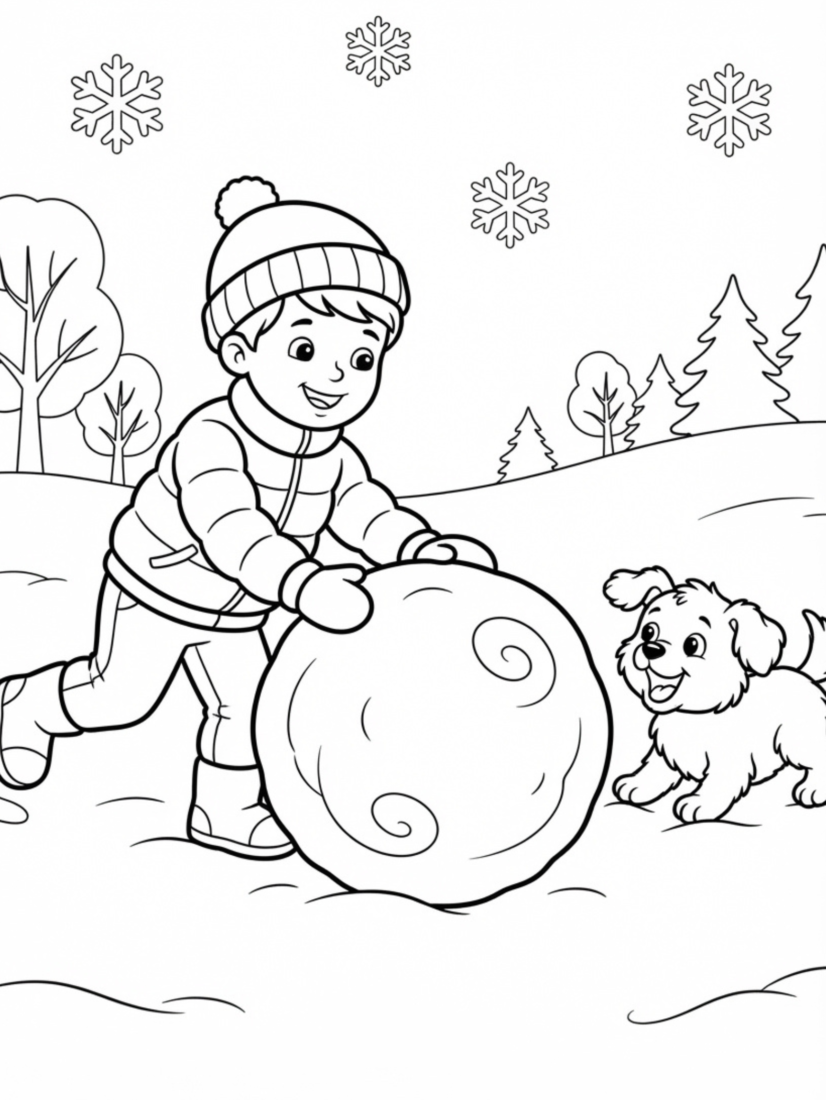 Building a Giant Snowman