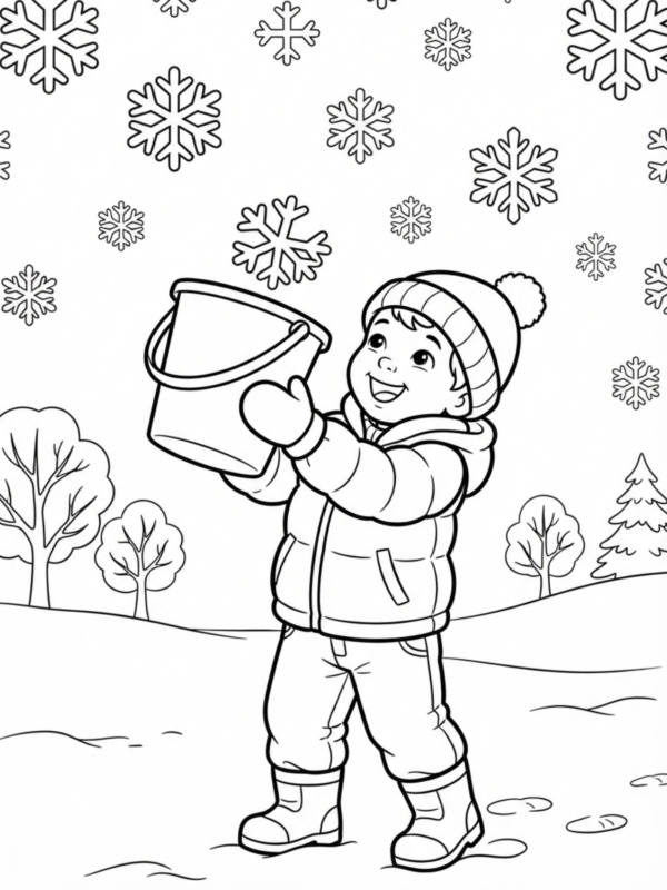 Catching Falling Snow in a Bucket