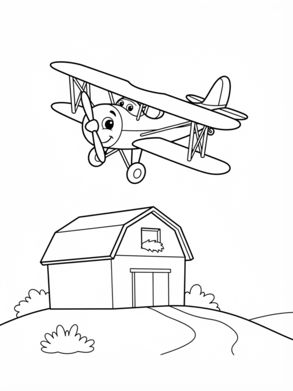 Flying Over the Farm