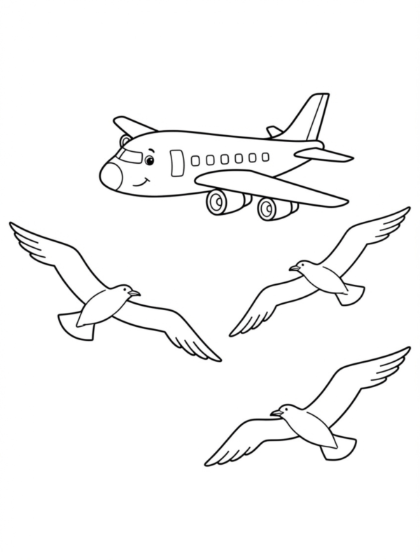 Friendly Seagull Flock